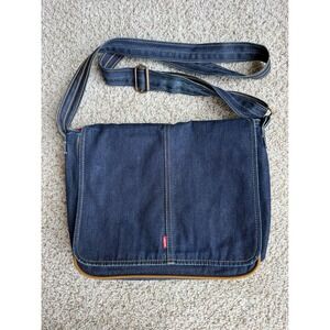 Vintage Levi's x Yak Pak Denim Messenger Bag Red Tab Y2K Crossbody unisex